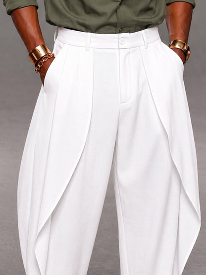 Designer Draped Curved Panel Design Pants