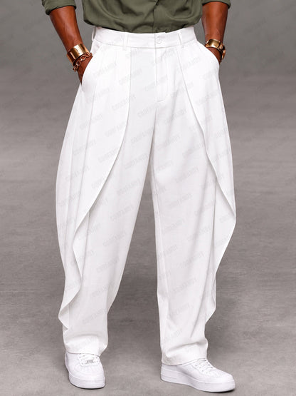 Designer Draped Curved Panel Design Pants