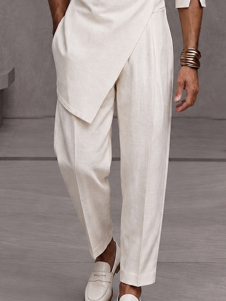 Sophisticated Urban Waist-Defined 2-Piece Set