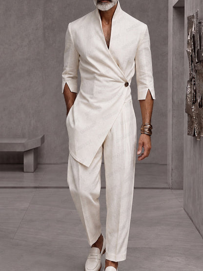 Sophisticated Urban Waist-Defined 2-Piece Set