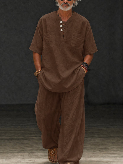 Casual Loose 100% Cotton Matching Set