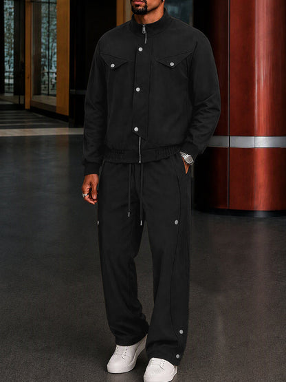 Utility Streetwear Jacket Pants Set