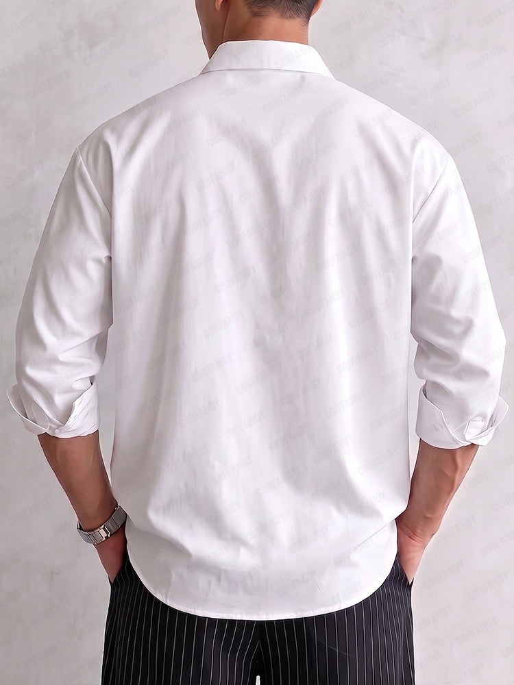 Trendy Casual Tie Printed 100% Cotton Shirt