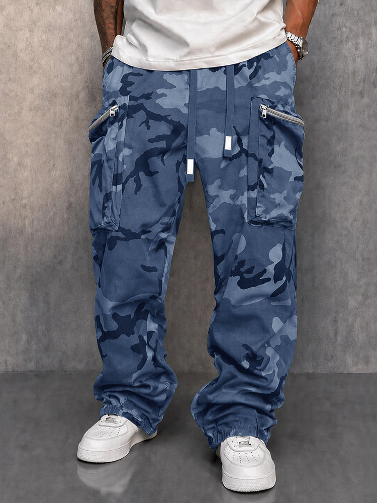 Utility Street Style Camouflage Cargo Pants