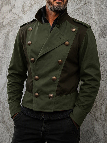 Vintage Military Double Breasted Jacket