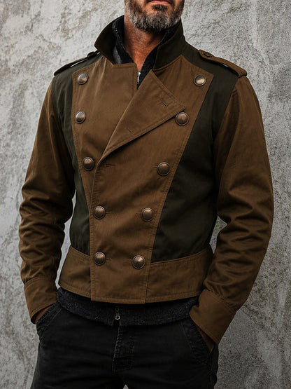 Vintage Military Double Breasted Jacket
