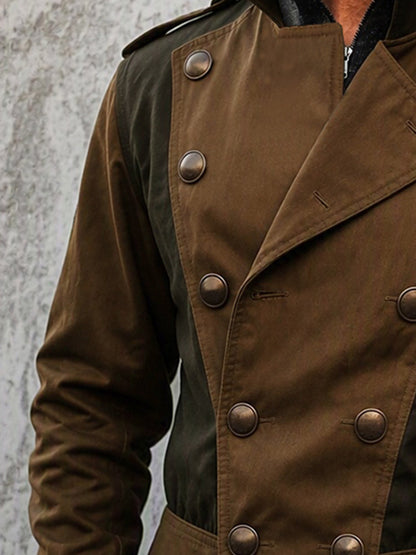 Vintage Military Double Breasted Jacket
