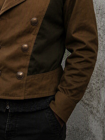 Vintage Military Double Breasted Jacket