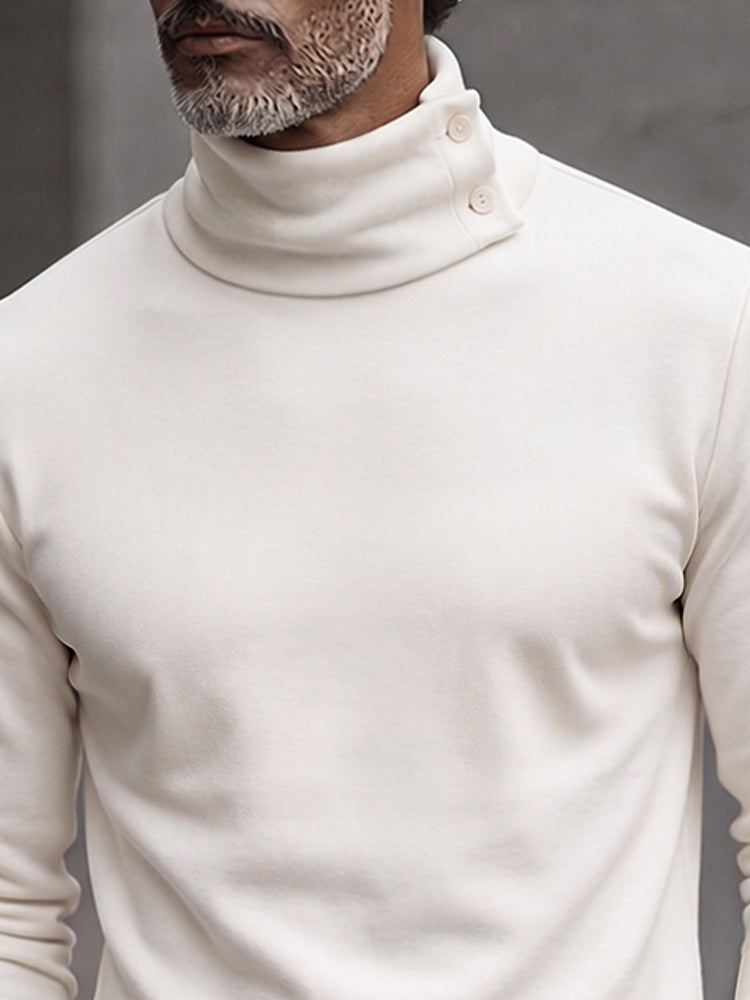 Smart Casual Turtleneck Long Sleeve Undershirt