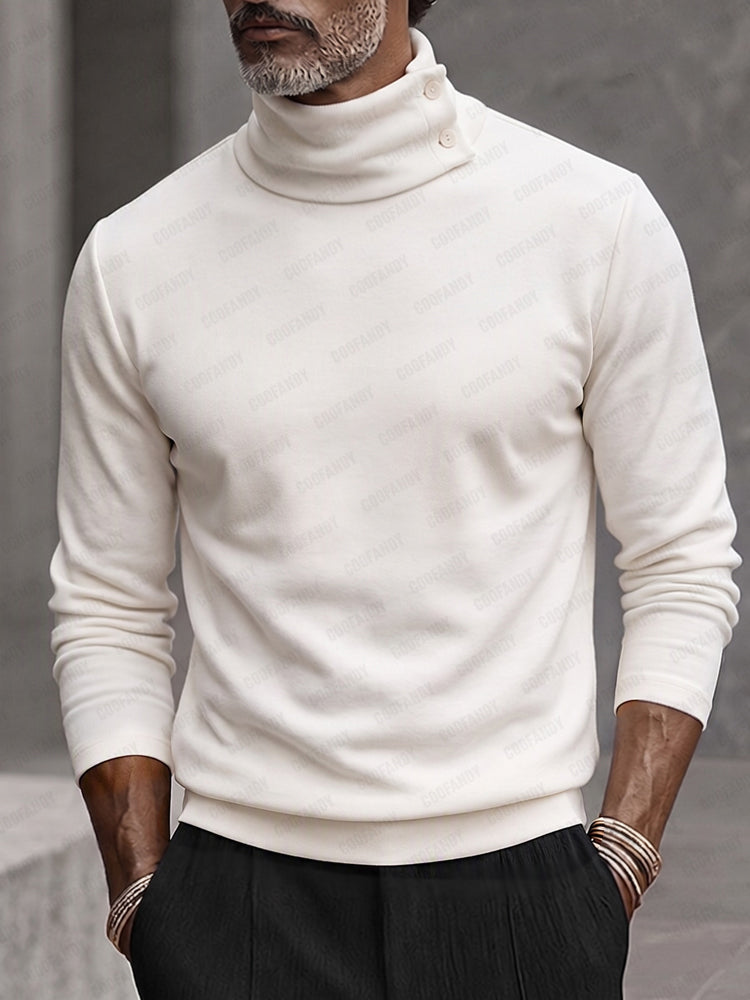 Smart Casual Turtleneck Long Sleeve Undershirt