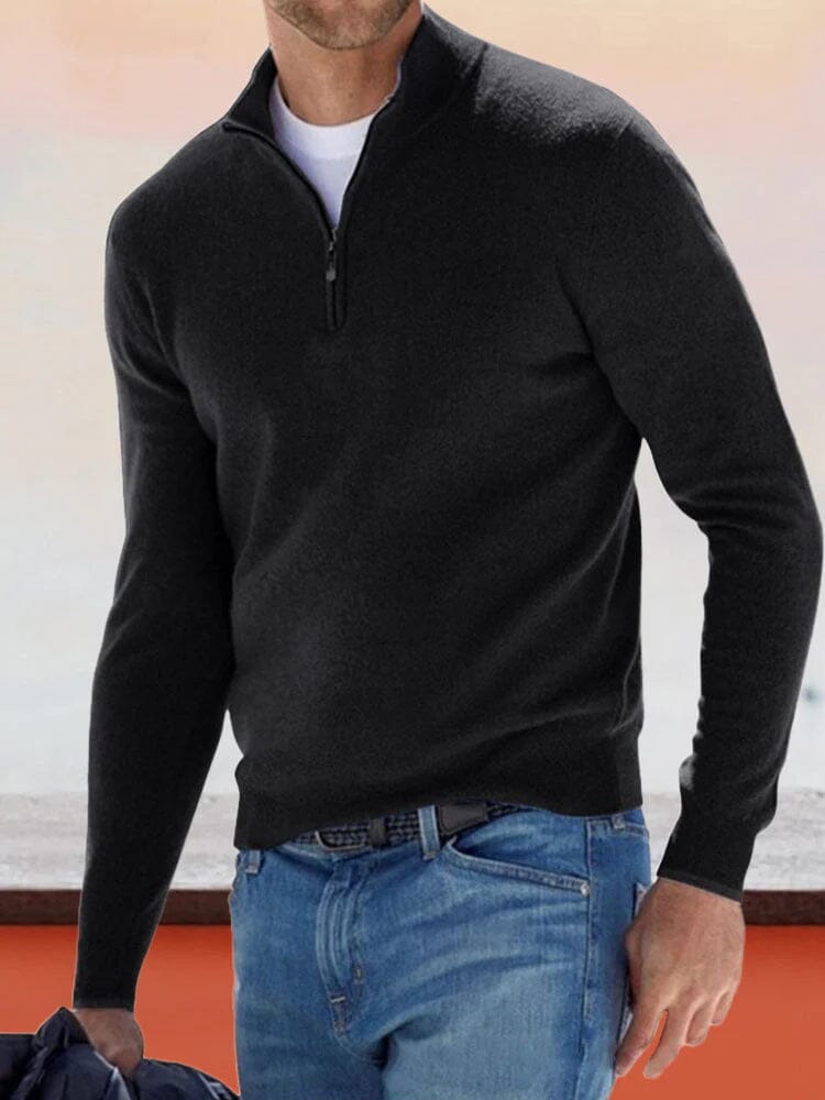 Long sleeved knit shirt