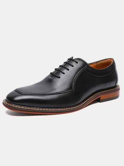 Vintage Leather Derby Shoes