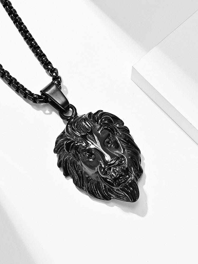 Lion Head Pendant Necklace