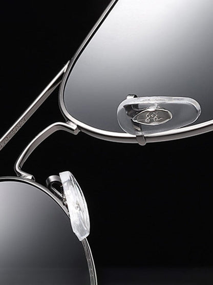 Classic Curved Crossbar Polarized Sunglasses