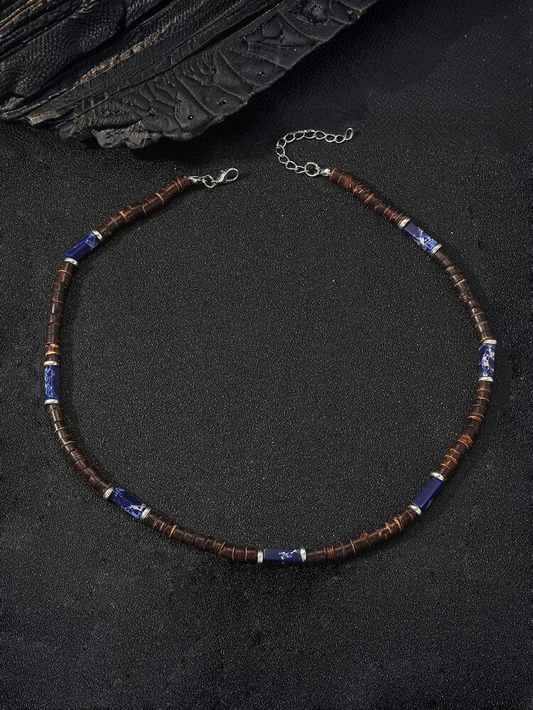 Bohemian Coconut Beaded Necklace