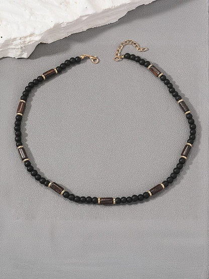 Bohemian Coconut Beaded Necklace