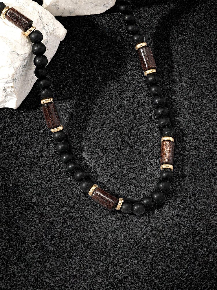 Bohemian Coconut Beaded Necklace
