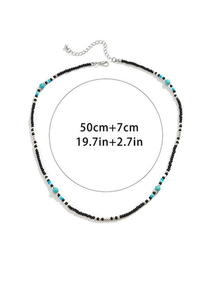 Stylish Mixed Beaded Necklace