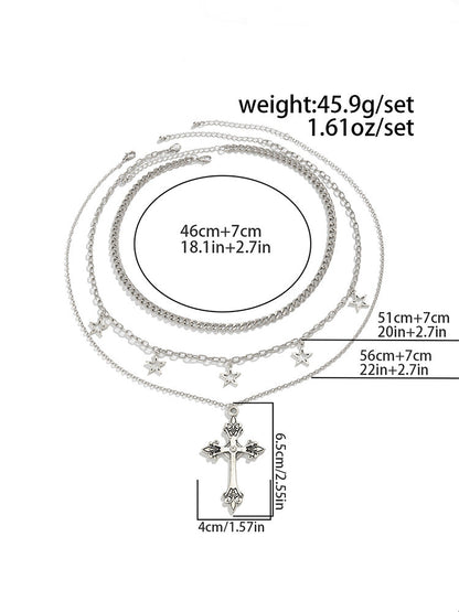 3-Piece Versatile Layered Necklace Set