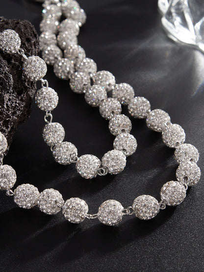 Hip-Hop Street Rhinestone Keychain Wallet Pants Chain