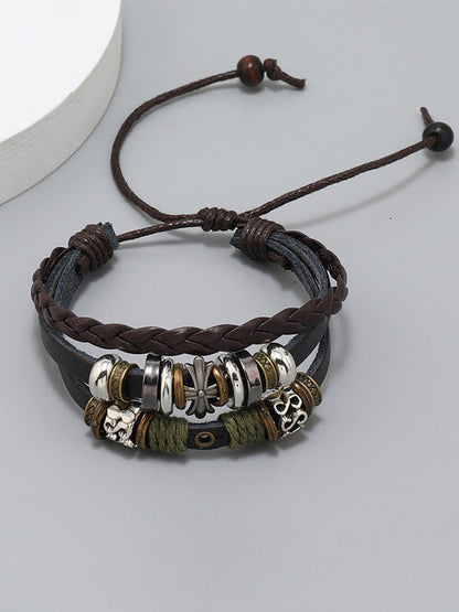 Retro Multilayer Wrap Leather Bracelets