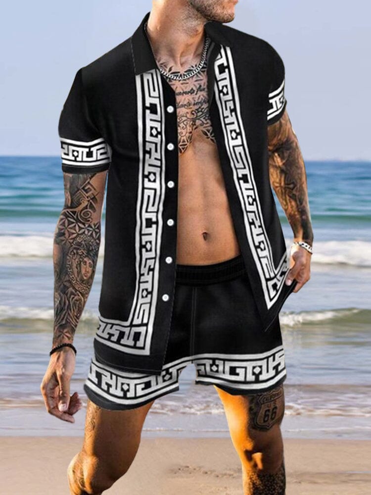 Vintage Graphic Beach Set