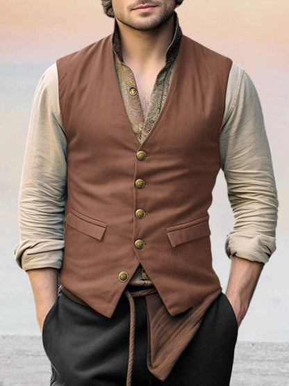 Vintage V-neck Vest