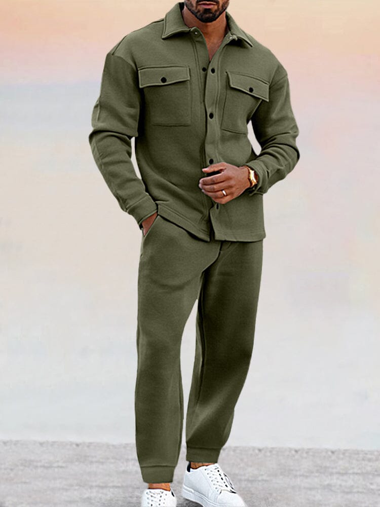 Athleisure Suede 2-Piece Set (Live Only)