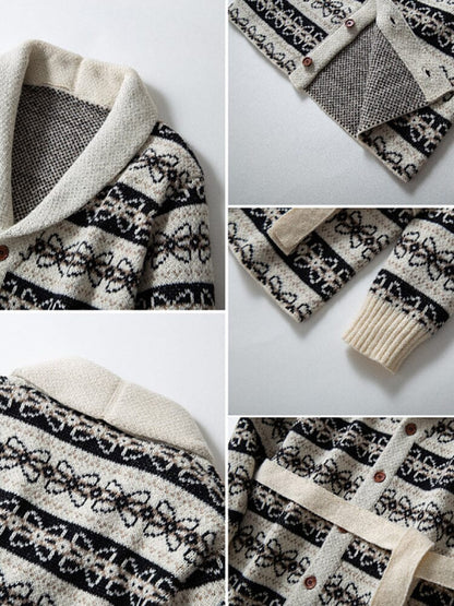 Fashion Thickened Knit Cardigan