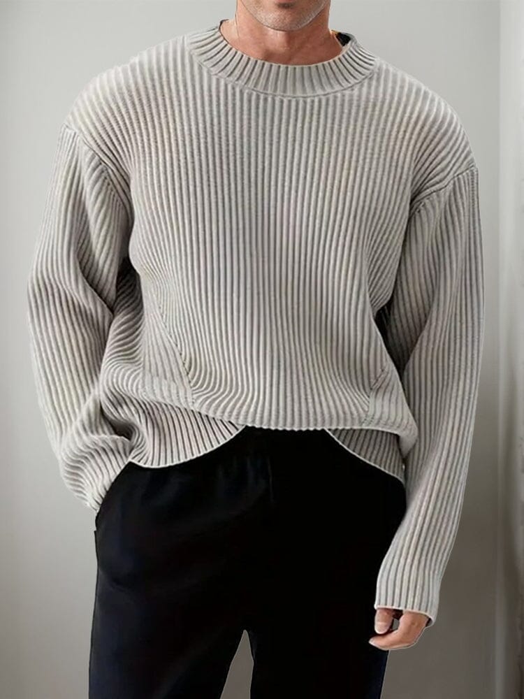 Smart Casual Minimalist Knit Pullover
