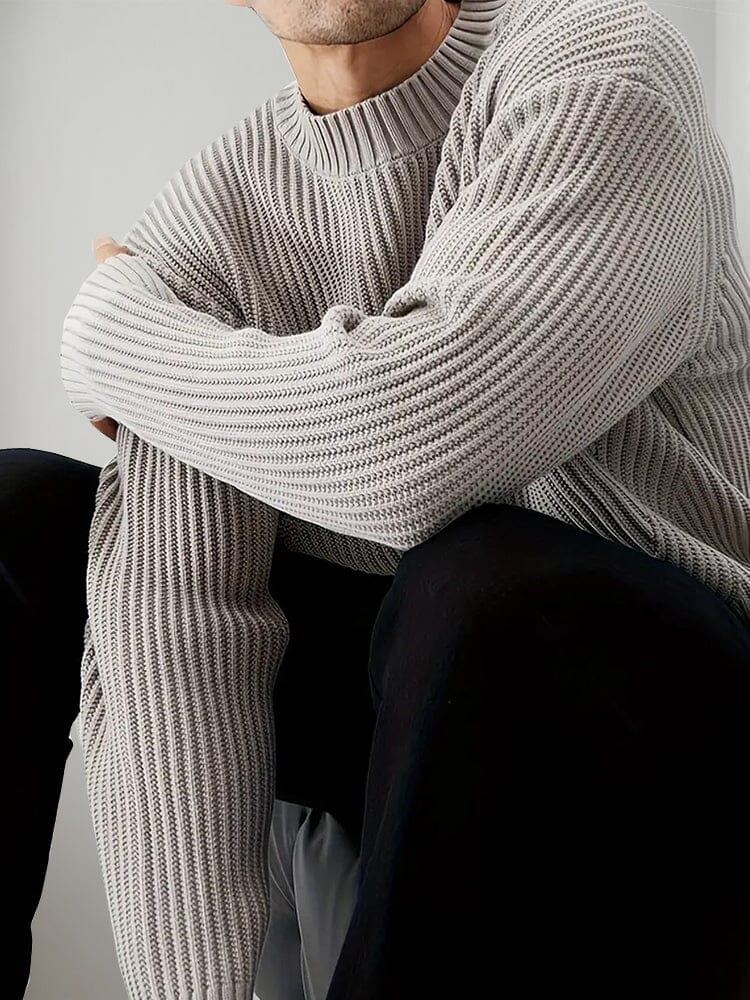 Smart Casual Minimalist Knit Pullover