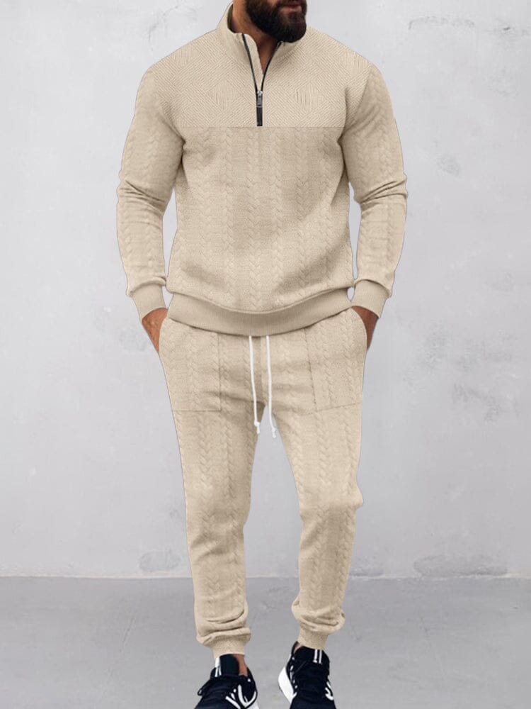 Modern Jacquard Activewear Set