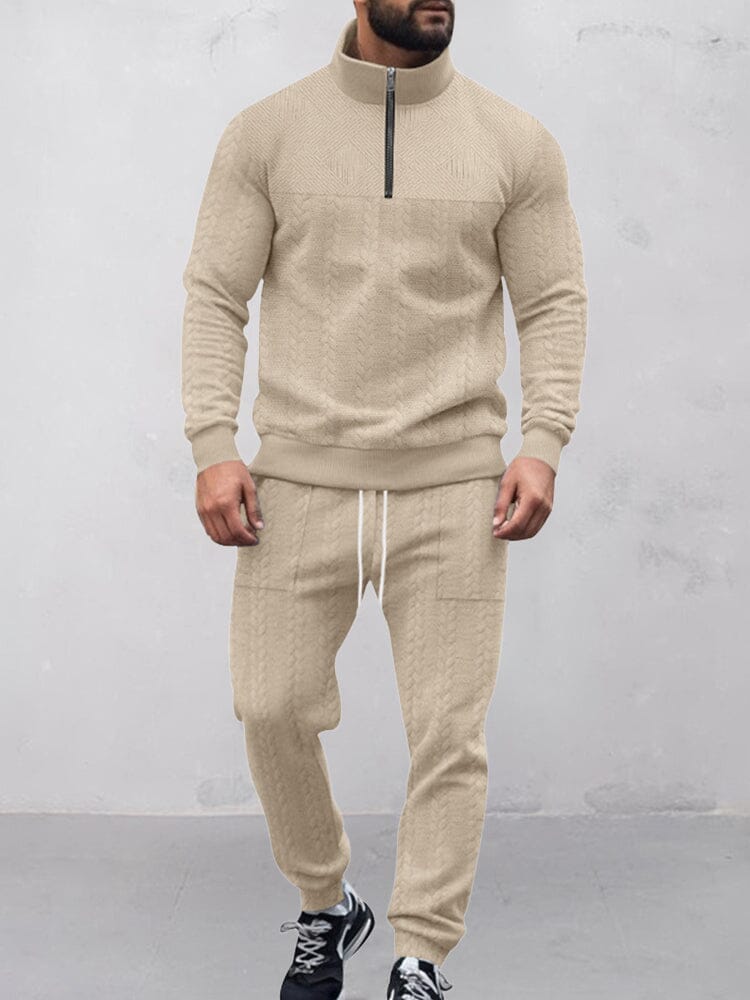 Modern Jacquard Activewear Set