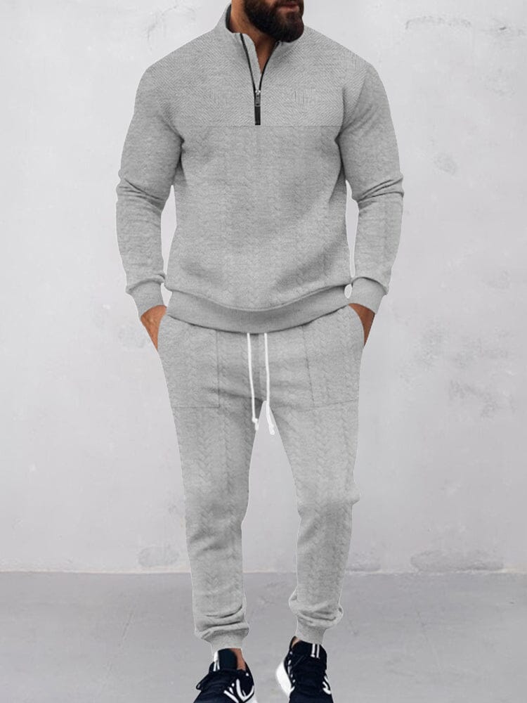 Modern Jacquard Activewear Set
