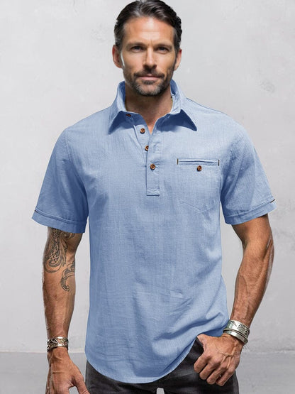 Minimalist Linen Style Shirt
