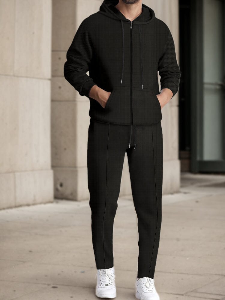 Comfy Waffle 2-Piece Tracksuit