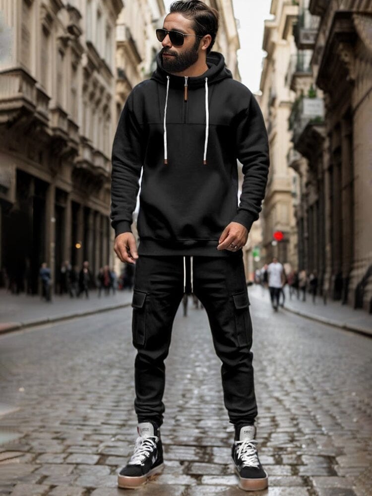 Soft Athleisure Hoodie Pants Set