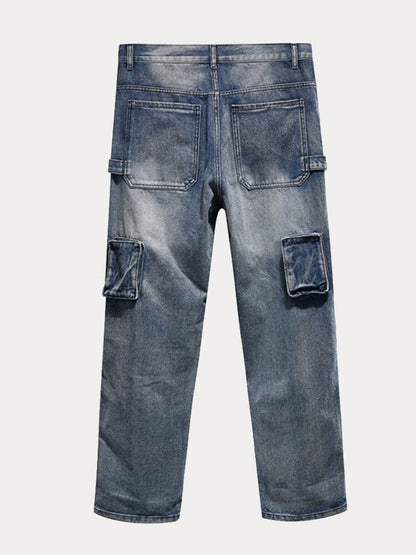Utility Cargo Denim Jeans