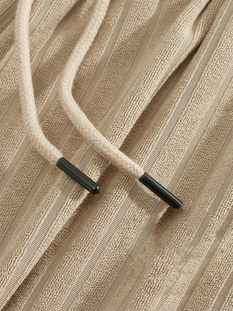Breathable Vertical Stripe Matching Set