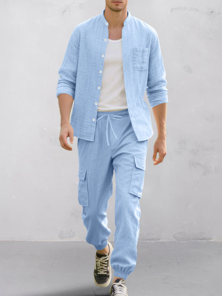 Premium Cotton Shirt Pants Set