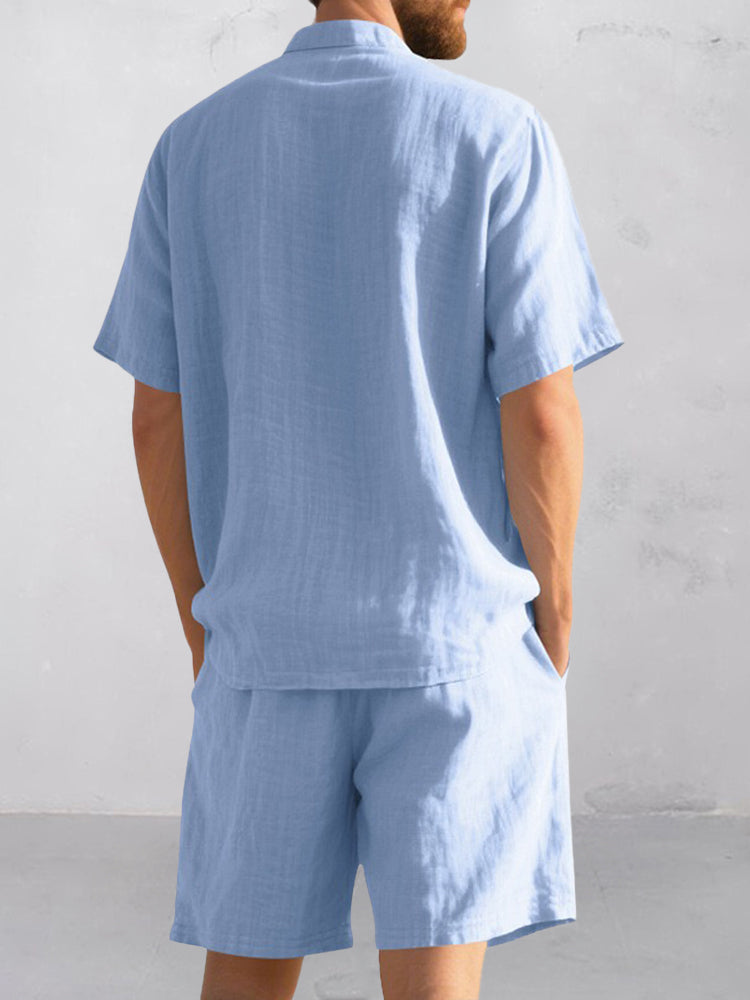 Minimalist 100% Cotton Casual Set