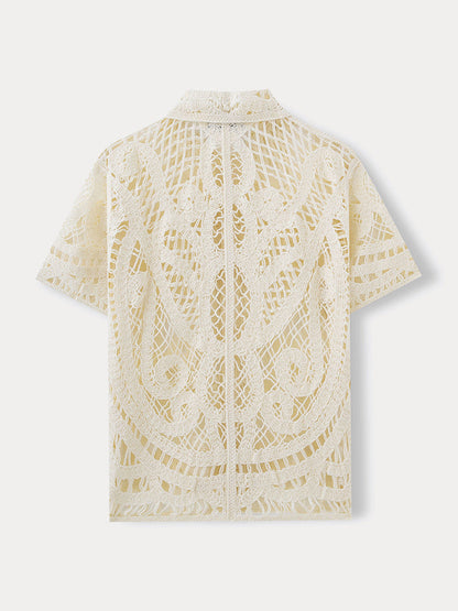 Fashion Summer Breathable Knit Shirt