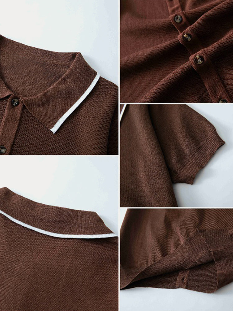 Classic Summer Fashion Knit Shirt