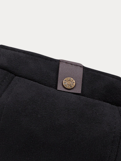 Stylish Suede Newsboy Cap