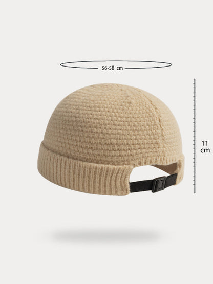 Versatile Warm Knit Brimless Beanie Hat