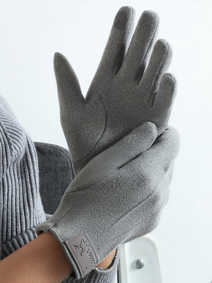 Warm Fleece Lining Riding Gloves