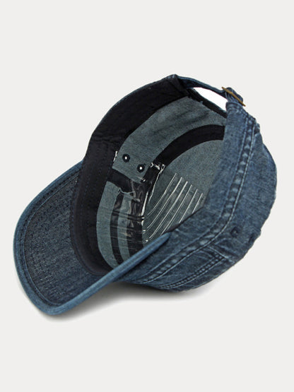 100% Cotton Washed Denim Army Caps