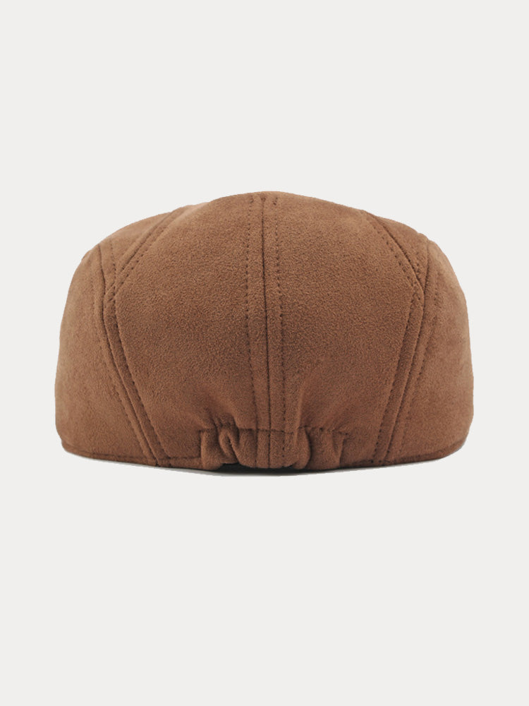 Minimalist Suede Beret Hats