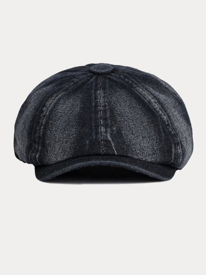 Esthetic Denim Newsboy Cap