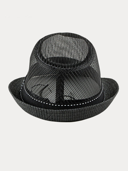 Casual Summer Breathable Mesh Cotton Fedora Hat